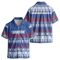 Pano De Terra Motifs Cabo Verde Kid Hawaiian Shirt Flag Color