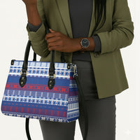 Pano De Terra Motifs Cabo Verde Leather Bag Flag Color