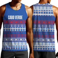 Pano De Terra Motifs Cabo Verde Men Tank Top Flag Color