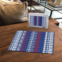 Pano De Terra Motifs Cabo Verde Puzzle Flag Color