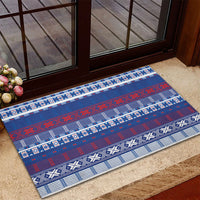 Pano De Terra Motifs Cabo Verde Rubber Doormat Flag Color