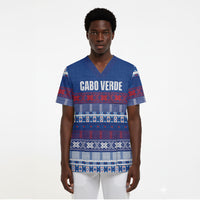 Pano De Terra Motifs Cabo Verde Scrub Top Flag Color