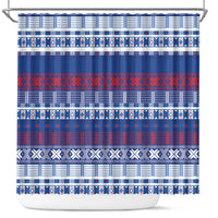 Pano De Terra Motifs Cabo Verde Shower Curtain Flag Color