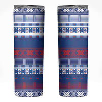 Pano De Terra Motifs Cabo Verde Skinny Tumbler Flag Color