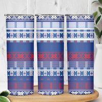 Pano De Terra Motifs Cabo Verde Skinny Tumbler Flag Color