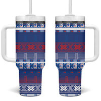 Pano De Terra Motifs Cabo Verde Tumbler With Handle Flag Color