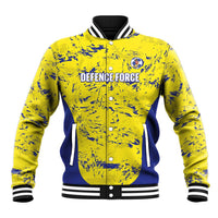 Defence Force Trinidad and Tobago Football Custom Baseball Jacket Go Teteron Boy Grunge Vibe - Wonder Print Shop