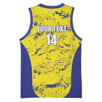 Defence Force Trinidad and Tobago Football Custom Basketball Jersey Go Teteron Boy Grunge Vibe - Wonder Print Shop