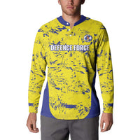 Defence Force Trinidad and Tobago Football Custom Button Sweatshirt Go Teteron Boy Grunge Vibe - Wonder Print Shop