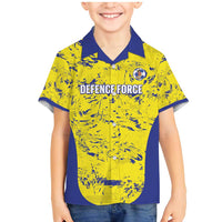 Defence Force Trinidad and Tobago Football Custom Family Matching Mermaid Dress and Hawaiian Shirt Go Teteron Boy Grunge Vibe - Wonder Print Shop