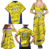 Defence Force Trinidad and Tobago Football Custom Family Matching Summer Maxi Dress and Hawaiian Shirt Go Teteron Boy Grunge Vibe - Wonder Print Shop