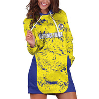 Defence Force Trinidad and Tobago Football Custom Hoodie Dress Go Teteron Boy Grunge Vibe - Wonder Print Shop