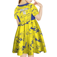 Defence Force Trinidad and Tobago Football Custom Kid Short Sleeve Dress Go Teteron Boy Grunge Vibe - Wonder Print Shop