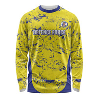 Defence Force Trinidad and Tobago Football Custom Long Sleeve Shirt Go Teteron Boy Grunge Vibe - Wonder Print Shop