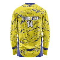 Defence Force Trinidad and Tobago Football Custom Long Sleeve Shirt Go Teteron Boy Grunge Vibe - Wonder Print Shop