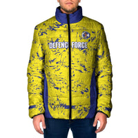 Defence Force Trinidad and Tobago Football Custom Padded Jacket Go Teteron Boy Grunge Vibe - Wonder Print Shop