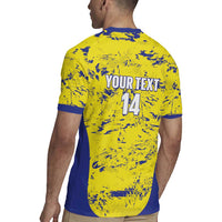 Defence Force Trinidad and Tobago Football Custom Rugby Jersey Go Teteron Boy Grunge Vibe - Wonder Print Shop