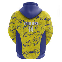 Defence Force Trinidad and Tobago Football Custom Zip Hoodie Go Teteron Boy Grunge Vibe - Wonder Print Shop