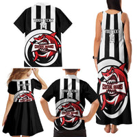 Central Trinidad and Tobago Football Custom Family Matching Tank Maxi Dress and Hawaiian Shirt Come On Sharks Est 2012 - Wonder Print Shop