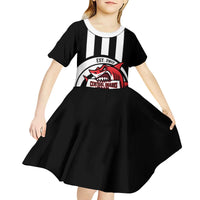 Central Trinidad and Tobago Football Custom Kid Short Sleeve Dress Come On Sharks Est 2012 - Wonder Print Shop