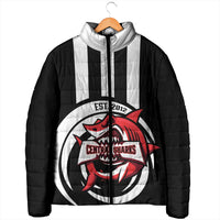 Central Trinidad and Tobago Football Custom Padded Jacket Come On Sharks Est 2012 - Wonder Print Shop