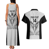 Cavalier Jamaica Football Custom Couples Matching Tank Maxi Dress and Hawaiian Shirt Come On Eagles - Wonder Print Shop