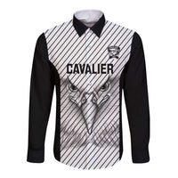 Cavalier Jamaica Football Custom Long Sleeve Button Shirt Come On Eagles - Wonder Print Shop