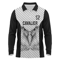 Cavalier Jamaica Football Custom Long Sleeve Polo Shirt Come On Eagles - Wonder Print Shop