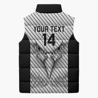 Cavalier Jamaica Football Custom Sleeveless Puffer Jacket Come On Eagles - Wonder Print Shop