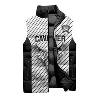 Cavalier Jamaica Football Custom Sleeveless Puffer Jacket Come On Eagles - Wonder Print Shop