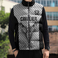 Cavalier Jamaica Football Custom Sleeveless Puffer Jacket Come On Eagles - Wonder Print Shop