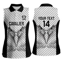 Cavalier Jamaica Football Custom Women Sleeveless Polo Shirt Come On Eagles - Wonder Print Shop