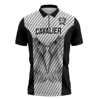 Cavalier Jamaica Football Custom Zipper Polo Shirt Come On Eagles - Wonder Print Shop