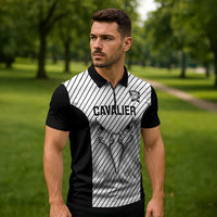 Cavalier Jamaica Football Custom Zipper Polo Shirt Come On Eagles - Wonder Print Shop