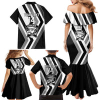 Cavalier Jamaica Football Custom Family Matching Mermaid Dress and Hawaiian Shirt Est 1962 Go Champions - Wonder Print Shop