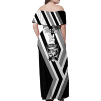 Cavalier Jamaica Football Custom Family Matching Off Shoulder Maxi Dress and Hawaiian Shirt Est 1962 Go Champions - Wonder Print Shop