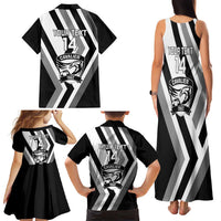 Cavalier Jamaica Football Custom Family Matching Tank Maxi Dress and Hawaiian Shirt Est 1962 Go Champions - Wonder Print Shop