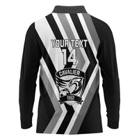 Cavalier Jamaica Football Custom Long Sleeve Polo Shirt Est 1962 Go Champions - Wonder Print Shop