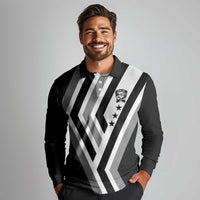 Cavalier Jamaica Football Custom Long Sleeve Polo Shirt Est 1962 Go Champions - Wonder Print Shop