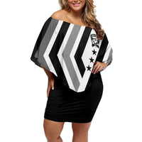 Cavalier Jamaica Football Custom Off Shoulder Short Dress Est 1962 Go Champions - Wonder Print Shop