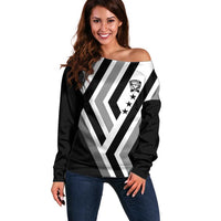 Cavalier Jamaica Football Custom Off Shoulder Sweater Est 1962 Go Champions - Wonder Print Shop