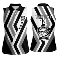 Cavalier Jamaica Football Custom Women Sleeveless Polo Shirt Est 1962 Go Champions - Wonder Print Shop