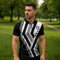 Cavalier Jamaica Football Custom Zipper Polo Shirt Est 1962 Go Champions - Wonder Print Shop