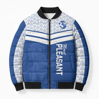 Mount Pleasant Jamaica Football Custom Bomber Puffer Jacket Come On Stush - Wonder Print Shop