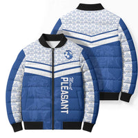 Mount Pleasant Jamaica Football Custom Bomber Puffer Jacket Come On Stush - Wonder Print Shop