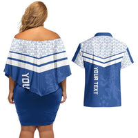 Mount Pleasant Jamaica Football Custom Couples Matching Off Shoulder Short Dress and Hawaiian Shirt Come On Stush - Wonder Print Shop