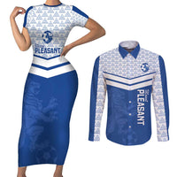 Mount Pleasant Jamaica Football Custom Couples Matching Short Sleeve Bodycon Dress and Long Sleeve Button Shirt Come On Stush - Wonder Print Shop