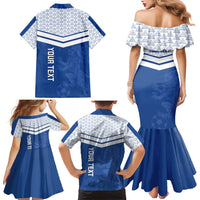 Mount Pleasant Jamaica Football Custom Family Matching Mermaid Dress and Hawaiian Shirt Come On Stush - Wonder Print Shop