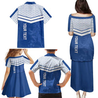 Mount Pleasant Jamaica Football Custom Family Matching Puletasi and Hawaiian Shirt Come On Stush - Wonder Print Shop