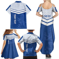 Mount Pleasant Jamaica Football Custom Family Matching Summer Maxi Dress and Hawaiian Shirt Come On Stush - Wonder Print Shop